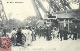 PARIS VIIe - Sous Les Piliers De La Tour Eiffel - Eiffelturm