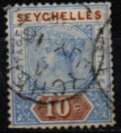 SEYCHELLES 1890 O - Seychelles (...-1976)