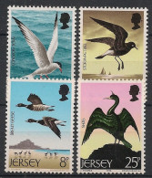 JERSEY 1975 - AVES - PAJAROS - YVERT 117/120** - Andere & Zonder Classificatie