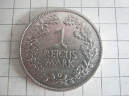 Germany 1 Reichsmark 1925 D - 1 Marco & 1 Reichsmark