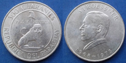 PARAGUAY - Silver 300 Guaranies 1973 "4th Term Of President Stroessner" KM# 29 Monetary Reform (1944) - Edelweiss Coins - Paraguay