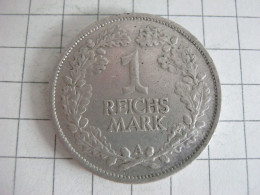 Germany 1 Reichsmark 1925 A - 1 Marco & 1 Reichsmark