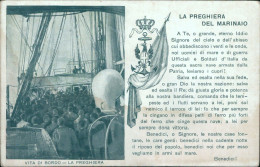 Cs554 Cartolina Militare La Preghiera Del Marinaio - Warships