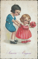Cs559 Cartolina Sinceri Auguri Bambini Children - Autres & Non Classés
