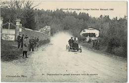 Circuit D'Auvergne Coupe Gordon Bennett 1905 Descendant Le Grand Tournant Vers Plaisance Circulée En 1905 - Rally Racing