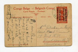 !!! ENTIER POSTAL DU CONGO BELGE POUR LONDRES, CACHET BPCVPK - Covers & Documents