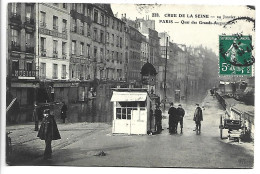 PARIS - Crue De La Seine - 29 Janvier 1910 - Quai Des Grands Augustins - Paris (06)