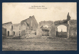 54. Environs De Lunéville. Charmois. La Guerre De 1914. Maisons Incendiées. 38è Régiment Territorial D'Infanterie. 1915 - Luneville