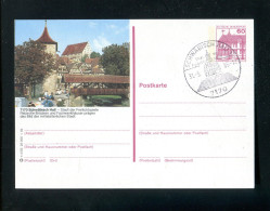 "BUNDESREPUBLIK DEUTSCHLAND" 1984, Bildpostkarte Mit Bildgleichem Stempel Ex "SCHWAEBISCH HALL" (R2007) - Postales Ilustrados - Usados
