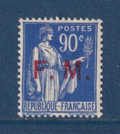 France - Franchise Militaire - FM - YT N° 9 ** - Neuf Sans Charnière - 1939 - Militaire Zegels