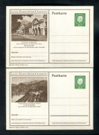 "BUNDESREPUBLIK DEUTSCHLAND" 1961, 2 Bildpostkarten Je Mit Bild "BAD REICHENHALL" (R2011) - Geïllustreerde Postkaarten - Ongebruikt