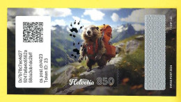 2024 Swiss Crypto Stamp 4.0 - ID 23** Marmotte Hiking Randonnée Tirage 7500 Exemplaires ! - Ongebruikt