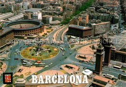 72773673 Barcelona Cataluna Spaniensplatz Fliegeraufnahme  - Other & Unclassified