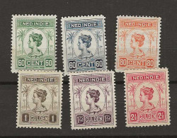 1913 MH Nederlands Indië NVPH 129-134 - Indes Néerlandaises
