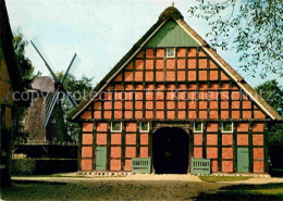 72773627 Cloppenburg Niederdeutsches Hallenhaus Kappernwindmuehle Cloppenburg - Cloppenburg