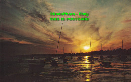 R384888 Sunset At Mudeford. JH 61. Colour By J. Hammersley. Plastichrome By Colo - Monde