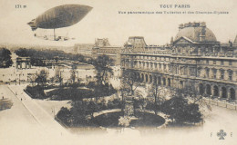 CPA. [75] > TOUT PARIS > N° 171 M - VUE PANORAMIQUE DES TUILERIES ET DES CHAMPS-ELYSEES - TBE - Viste Panoramiche, Panorama