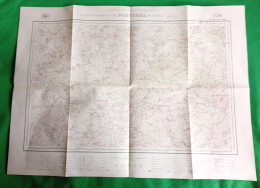 Serpa - Mapa - Map. Beja. Portugal (danificado) - Landkarten