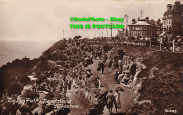 R385141 Zig Zag Path And Bandstand Folkestone. 16306. Uptons Series. 1933 - Monde