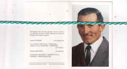 Ghislain Vanacker-D'Haene, Emelgem 1927, Roeselare 1994. Foto - Obituary Notices