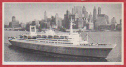 Paquebot Le " Rotterdam ". Larousse 1960. - Documents Historiques