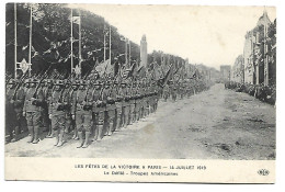 LES FETES DE LA VICTOIRE A PARIS - 14 JUILLET 1919.- LE DEFILE - TROUPES AMERICAINES.- PARIS - ( FRANCIA ) - Other & Unclassified