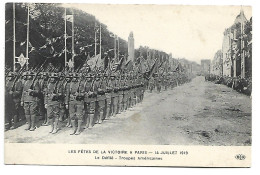 LES FETES DE LA VICTOIRE A PARIS - 14 JUILLET 1919.- LE DEFILE - TROUPES AMERICAINES.- PARIS - ( FRANCIA ) - Altri & Non Classificati