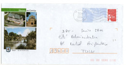 Entier Postal PAP Local Personalisé Corrèze. Mansac Pont église Blason Lion - Prêts-à-poster:Overprinting/Luquet