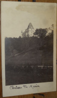 Carte Photo Du Chateau De MORIN Signée Parr H DE BLONAY En 1917  ................ 19189 - Altri & Non Classificati