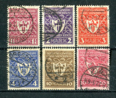 "DEUTSCHES REICH" 1922, Mi. 199-204 "Gewerbeschau Muenchen" Gestempelt (R2018) - Used Stamps