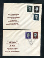 "DDR" 1958, Mi. 635-639 Auf 2 FDC (R2020) - 1950-1970