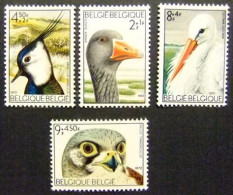 BELGICA 1972 - BELGIQUE - BELGIUM - FAUNA PAJAROS - AVES - YVERT Nº 1644/1647** - Nuevos