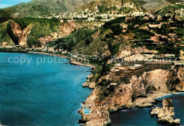 72771689 Taormina Sizilien Il Capo Taormina Fliegeraufnahme Taormina - Other & Unclassified