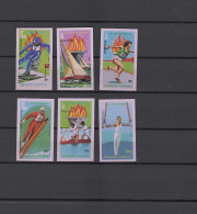 Togo 1979 Olympic Games Moscow / Lake Placid Set Of 6 Imperf. MNH -scarce- - Summer 1980: Moscow