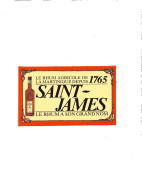 Autocollant Rhum Agricole De La Martinique Depuis 1765  Le Rhum A Son Grand Nom - Aufkleber