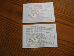 ISLANDE- CARNETS N° 626 ET 667 NEUFS** LUXE - MNH - COTE YVERT 2012 : 18,00 EUROS - Unused Stamps