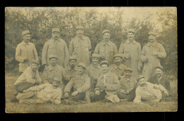 Carte Photo Militaire Soldats Du 60eme Regiment ( Format 9cm X 14cm ) - Reggimenti