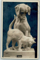 39626709 - Katze Salon De Paris 1905 Vacossin Chien Et Chat Statue - Honden