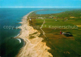 72771088 Bovbjerg Fliegeraufnahme Steilkueste Leuchtturm Bovbjerg - Denmark