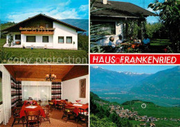 72771066 Tisens Merano Suedtirol Haus Frankenried Gaststube Garten Panorama Tise - Other & Unclassified