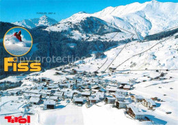 72771035 Fiss Tirol Panorama Wintersportplatz Alpen Fliegeraufnahme Fiss - Autres & Non Classés