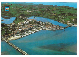 VISTA AEREA / AERIAL VIEW.-  SAN VICENTE DE LA BARQUERA.- SANTANDER - CANTABRIA,- ( ESPAÑA ) - Cantabrië (Santander)