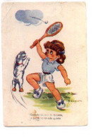 Postal Dibujo Tenis. . 7-634 - Unclassified