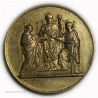 Médaille Argent Doré Marige Par L. MERLEY.F,  Lartdesgents - Royaux / De Noblesse