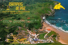 72770368 Playa De Vidiago Camping La Paz Vista Aerea Llanes - Altri & Non Classificati