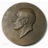 Médaille Pr. Emile SERGENT Par Henri DROPSY , Lartdesgents - Monarchia / Nobiltà
