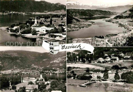 72770349 Ossiach Gesamtansicht Mit Alpenpanorama Badestrand Am See Fliegeraufnah - Sonstige & Ohne Zuordnung