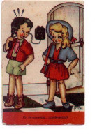 Postal Dibujo Antiguo. Teléfono . 7-636 - Sin Clasificación