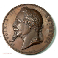 Médaille Napoléon III, Inauguration église Ste TRINITE 1867 - Royaux / De Noblesse