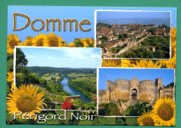 24 Domme Périgord Noir ( Tournesol, Multivues ) Éditions Apa-Poux - Autres & Non Classés